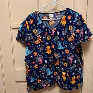 Winnie the Pooh scrub top